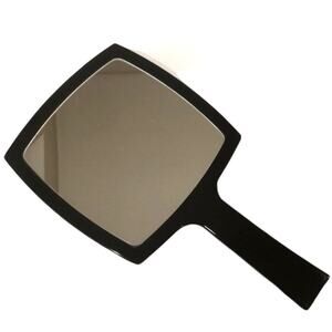 CHANEL Hand Mirror Black Lucite New in Box